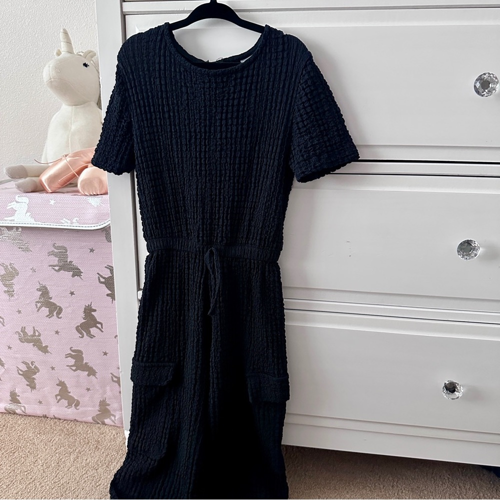 SOLD ON XP Zara Girl’s Navy Blue Textured Jumpsuit 7